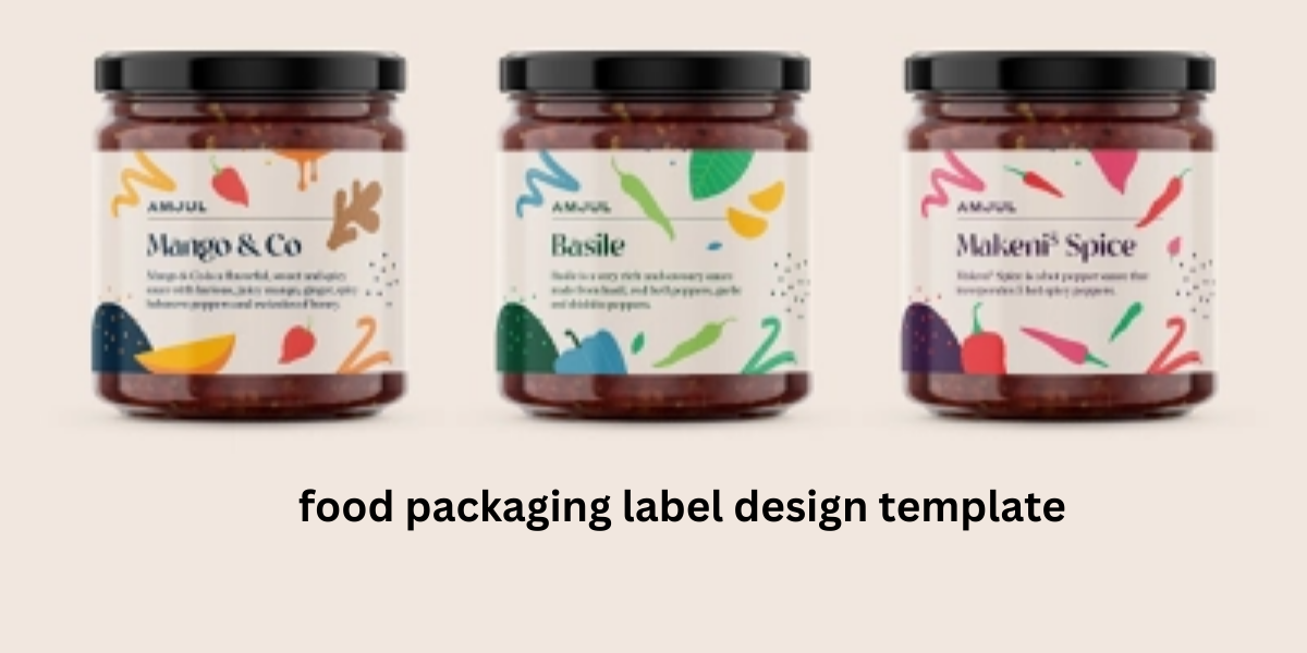 Food Packaging Label Design Template